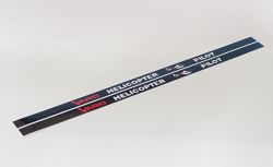 License plate sticker Vario Helicopter Pilot