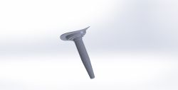 Antenna under tail 1:4