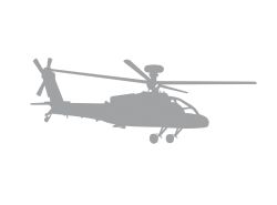 Car sticker Apache silver