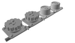 Electric sockets 2x2