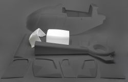 Upper mast fairing for EC120 (2-piece)