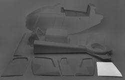 Door for storage compartment right H120 1:4