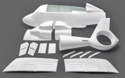 Fuselage, Dauphin, 18-piece