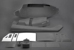 Left doors Bell UH/212/412, 1:6, 3-part