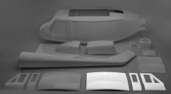 Right doors Bell UH/212/412, 1:6, 3-part