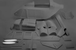 Interface skid-fuselage, BK117 1:5, 2 pcs.