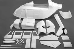 BK 117 fuselage for turbine, 29 parts