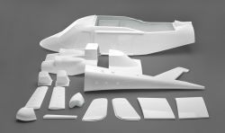 fuselage parts Agusta, 15pc.