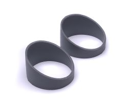 Exhaust pipe 42 x 9 - 22 mm