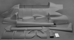 Rear hatch, left, AIRWOLF, Bell 2/430 1:5