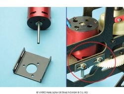 Motor support for electric motors