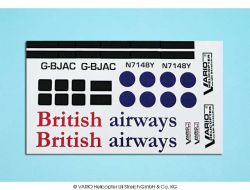 Decal sheet British airways