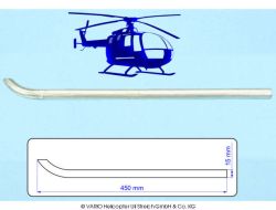 Skid tube 15 mm